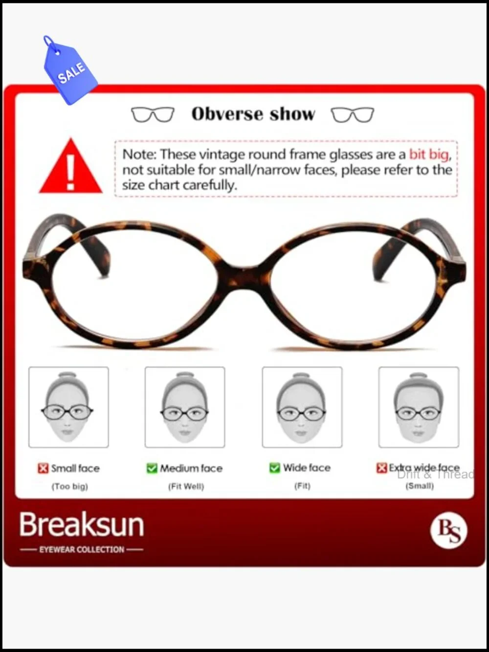 Retro Round Tortoise Frame Blue Light Blocking Glasses Women Men